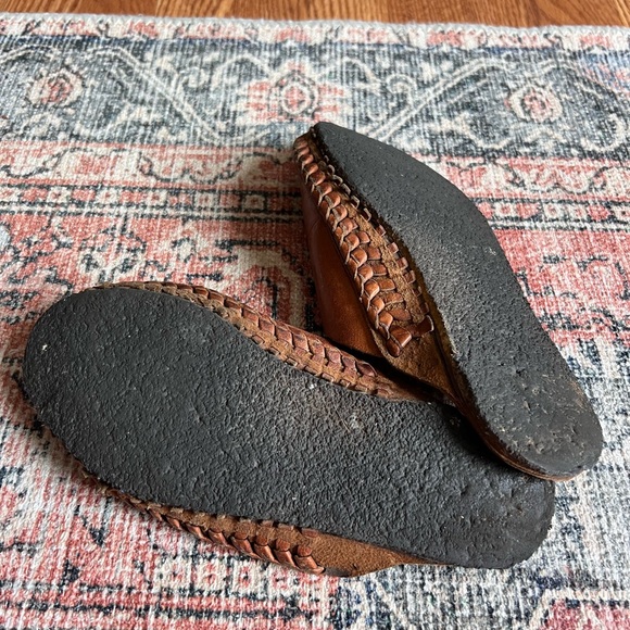 Mohinders women’s slides size 9 brown leather - Picture 5 of 5